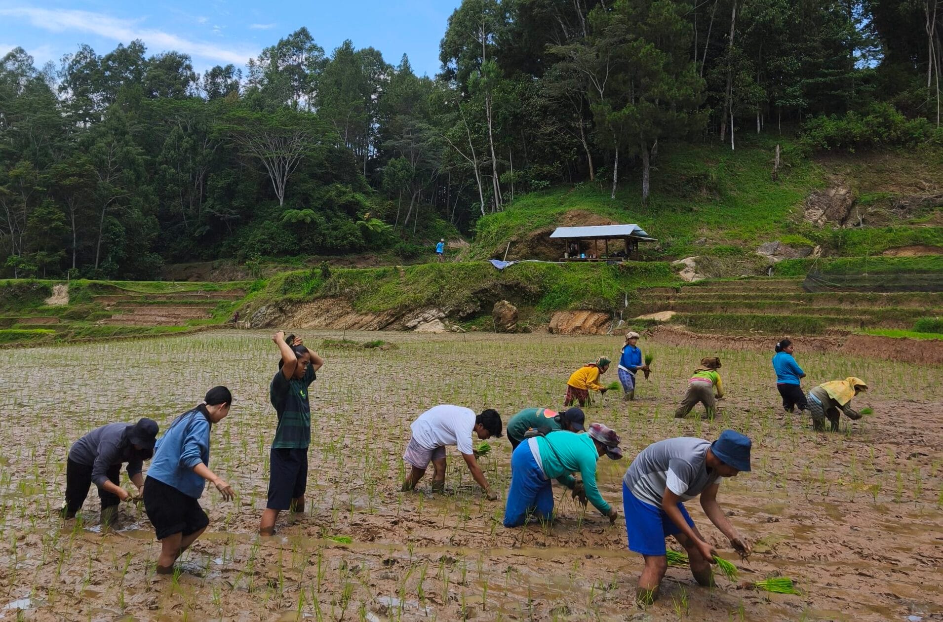 Belajar bukan selalu di kelas, mahasiswa dan petani peneliti bertemu, berbagi ilmu, dan menanam masa depan bersama