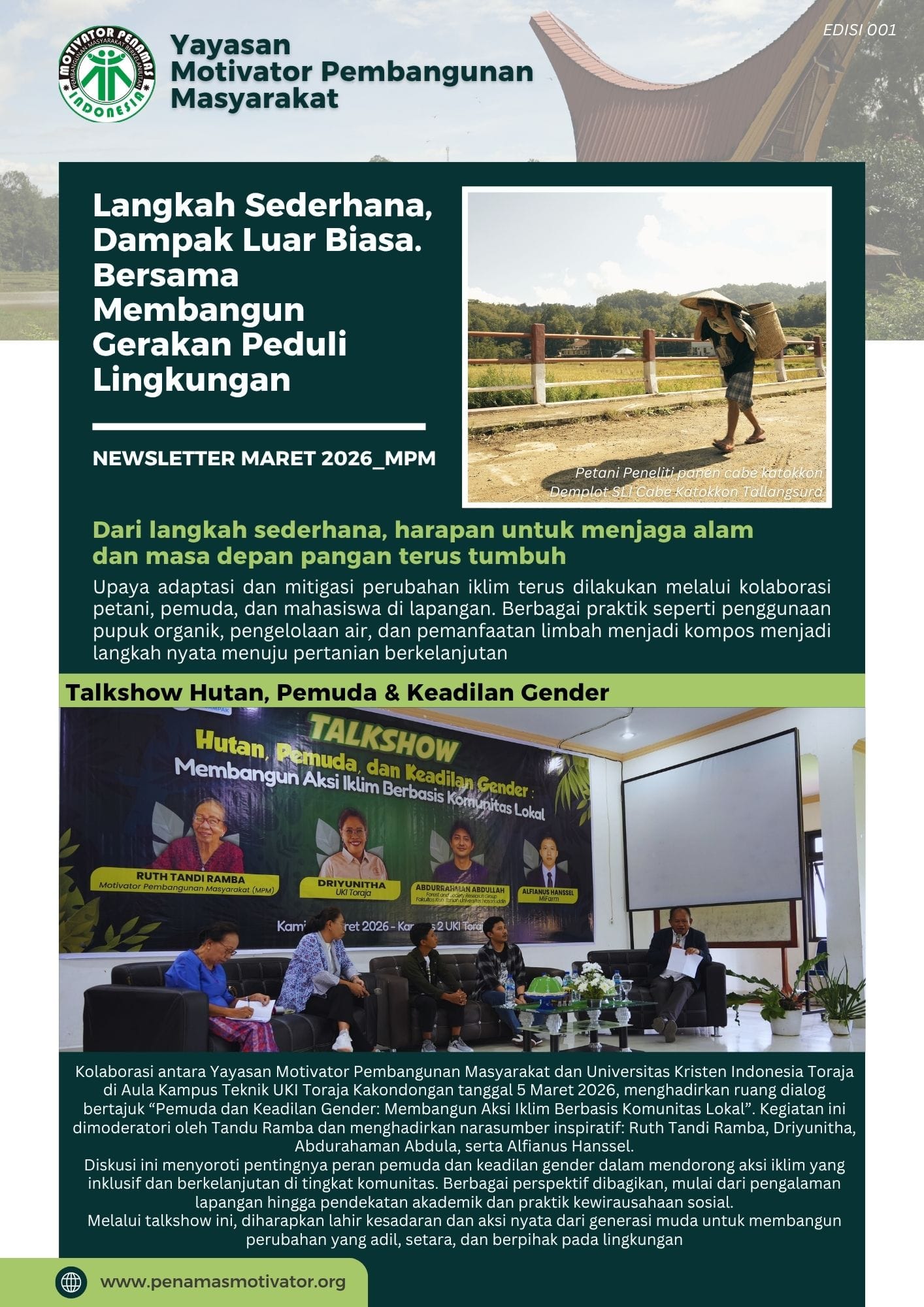 Newslatter Edisi 001 Maret 2026
